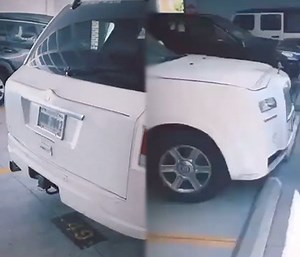 Taking Fake It Till You Make It To Another Level: Dude Spots A Fake Rolls Royce Truck In A Virginia Parking Lot!