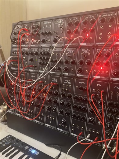 The Elektor Formant is a legendary analog modular synthesizer originally published as a DIY project in Elektor magazine in 1977 and 1978. Designed by C. Chapman, it was developed to make modular synthesis accessible to hobbyists, offering a Moog-like,