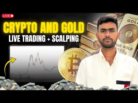 Live bitcoin trading | crypto live | gold live | #livetrading #cryptolive #btclive #xauusd ‪