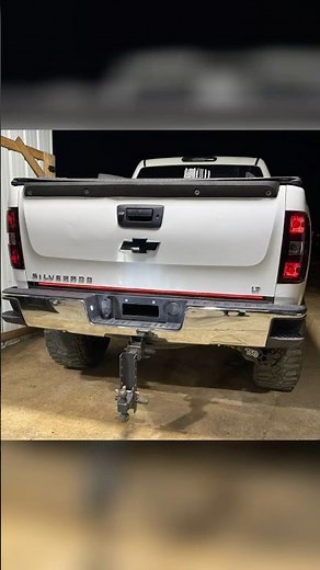 14-18 Silverado Rear Step Bumper installed on 07-13 Silverado 2500HD #chevy