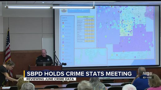 SBPD releases city crime statistics in latest community meeting