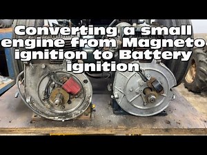 How to convert a small engine from Magneto ignition to battery ignition