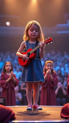 She walked onto the stage with just a ukulele and an original song—and stunned the world. 🎤✨ In seconds, the judges were frozen, and the audience was in awe. Then came the Golden Buzzer. 🌟 This is the moment everyone’s still talking about—watch it in the first comment below now and feel the magic! 👏🔥 | Life Story