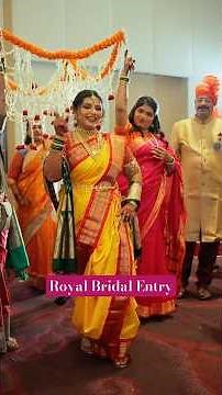 Royal Bridal Entry | Honar sun me ya gharchi | Marathi wedding entry | Malangeet choreography #short
