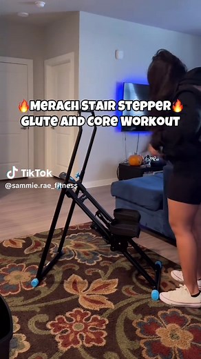 Glute and Core Workout with the MERACH STAIR STEPPER 🔥🔥🔥 20 minute calorie burn day! 300lb Capacity 😎 Folds up flat and fit under your bed! #stairstepper #stepper #steps #stairs #stairmaster #workout #stepperworkout #fittok #fitness #workoutmotivation #homegym #athomeworkout #homeworkout #exercise #motivation #tiktokshop #tiktokshopblackfriday #blackfriday #blackfridaydeals #deals