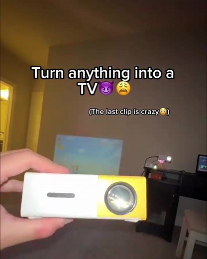 Compact YG300 Mini Portable Projector for 1080p Videos