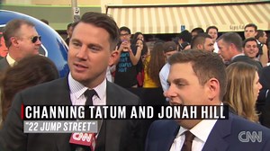 Channing Tatum and Jonah Hill at 22 Jump