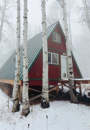 Aframe Cabin #aframe #cabin #aframecabin #architecturelovers #naturecore