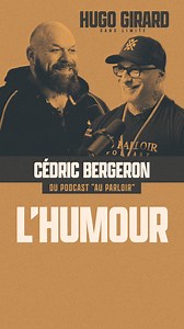 12K views · 152 reactions | Sa passion pour l’humour. L'épisode avec Cédric Bergeron, animateur du podcast Au Parloir, est maintenant en ligne : Sur Youtube  https://www.youtube.com/watch?v=QYPFpWp7kKg Apple et Spotify https://shows.acast.com/hugo-girard-sans-limite -⁠ HUGO GIRARD SANS LIMITE⁠ Les dimanches, à 12:00, sur YouTube, Spotify et Apple Podcast Hugo Girard Cedric bergeron Au Parloir/Humoriste | Hugo Girard Sans Limite Podcast | Facebook