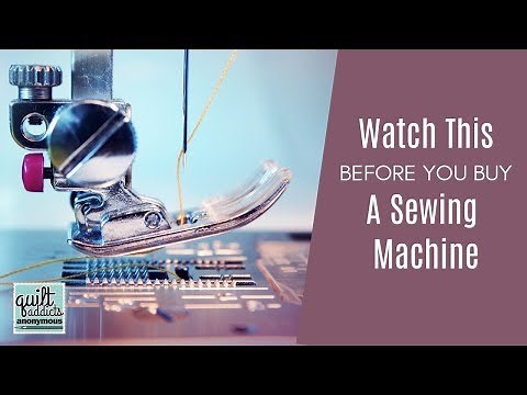 Watch this before you buy a sewing machine! Best sewing machine brands, cost & features for quilters