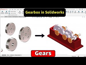 Gears Design in SolidWorks | Multistage Gearbox Tutorial