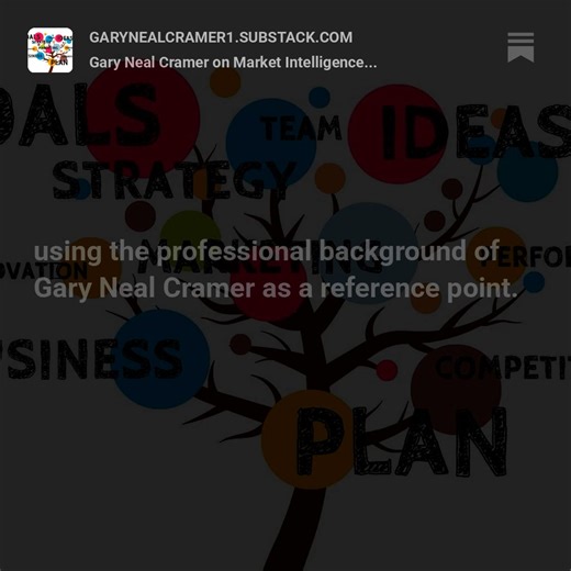 Market Intelligence as a Competitive Edge in Modern Entrepreneurship: Insights from Gary Neal Cramer
