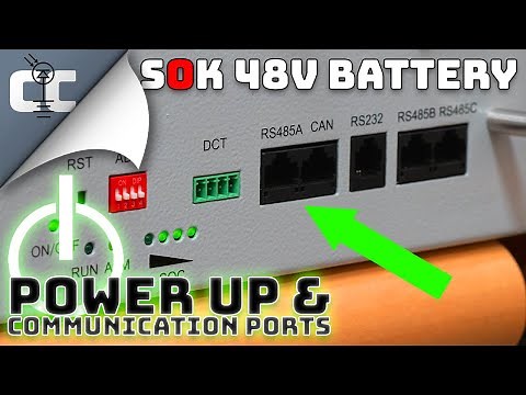 SOK SK48v100 LiFePO4 Battery: How to Power-Up & Shut Down The BMS