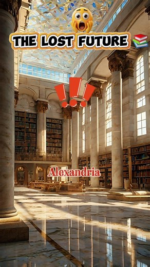 What If the Library of Alexandria Never Burned? 📚🔥 #Shorts
