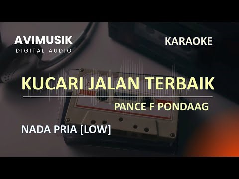 Kucari Jalan Terbaik - Pance | Karaoke Nada PRIA | Avimusik