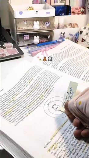 study wm 🍡🧸📚 #study #aesthetic #minivlog #studywithme #asmr #youtubeshorts
