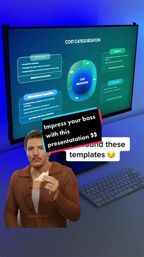 Help your coworkers out 😤 Click the link in our bio to get this customizable Cost Optimization template and many more #CapCut #powerpoint #funny #animation #design #presentation #business #resources