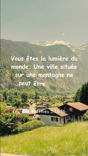📖 Matthieu 5:13-16 | Vous êtes le sel de la terre et la lumière du monde ✨ #bible #parolededieu