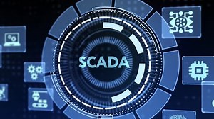 System Supervisory Control And Data Acquisition technology concept. SCADA