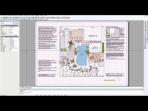 Using text notes effectively in landscape design drawings.