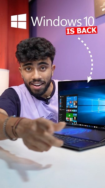Windows 10 is Back! 🔥With Updates... #shorts