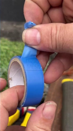 How to cut electrical tape the right way.