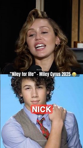 Miley Cyrus Talks About Nick Jonas In a New Podcast “Niley for life!” | #MileyCyrus #Shorts