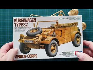 Tamiya Kubelwagen Type 82 "Africa-Corps" - Kit Review
