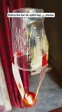 How to make sky glass 🏮#experimnent #sciencepassion #scienceactivities #scienceexperiments