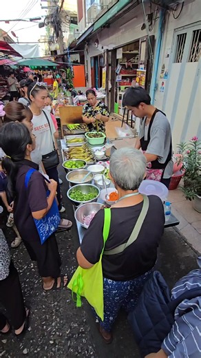 ยำมะเขือยาว ตลาดตรอกหม้อ วิธีทำและไอเดียขายเช้า