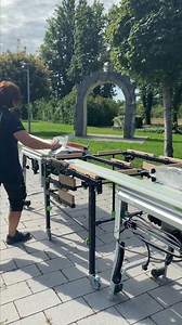 Perfectly aligned ⚙️✨ Did you know? Festool products are designed to be at the same working height. Our smart system keeps everything in sync, so you can connect tools effortlessly and keep your workflow smooth and efficient. 🙌 #festool #sameheight #system | Festool