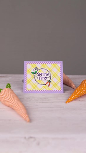 Like quick and easy projects? We Found one! 👏 Beginner or experienced card-makers alike, nibble your way through this simple spring card tutorial. What's your favorite spring time craft? Comment below! #rubberstamps #clearstamps #clearstamping #stampset #clearstampsets #crafttutorial #diyvideos #stampingcards #crafttutorials #craftingreels #craftingathome #homecrafting #diycrafts #cardmaking #crafting #greetingcards #cards #papercrafts #papercrating | RubberStamps.com