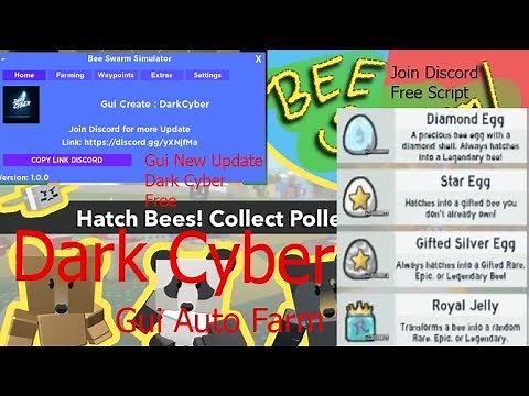 🌪️ Bee Swarm Simulator|HACK/SCRIPT|FREE WORKING| GUI AUTO FARM Dark Cyber
