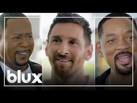 Lionel Messi & WIll Smitth 'Bad Boys' Promo Ad (Full): Speaking English In Ad | #blux