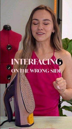 Easy way to remove fusible interfacing from fabric | Sewing Tips and Tricks