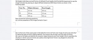 38.Student took three concave mirrors of different focal length... | Filo