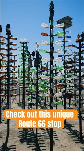 Exploring Route 66's Most Mesmerizing Glass Garden #shorts