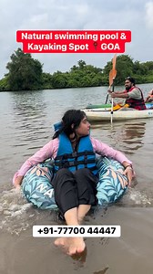 Beautiful kayaking spot in goa with Local Goa Kayaking #goakayaking #goabeauty #OffBeatGoa | GoaInsider