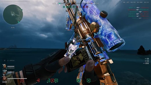 asval巨浪海洋，流光似玉