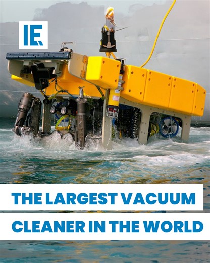 37K views · 423 reactions | "The Collector" is a massive underwater vacuum cleaner used in deep-sea mining for valuable minerals, sparking environmental concerns. | Interesting Engineering | Facebook