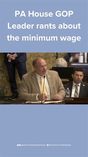 During a debate on raising the minimum wage, Pennsylvania House Minority Leader Jesse Topper (R-Bedford) defended poverty wages by stating that not every wage is designed to be a living wage. Pennsylvania House Democrats passed House Bill 1549, which would increase the minimum wage to $15 per hour by Jan. 2028, by a 102 to 101 party line vote on Wednesday. The bill, which goes to the Senate, would gradually increase the minimum wage over the three years. Under this bill, the minimum wage would i