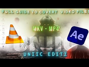 Guide to convert mkv files to mp4 | After effects | Tutorial for after effects #aftereffects