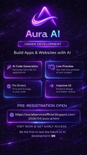 Aura AI is Brand New AI coding agent App #auraai #aura #ai #codingagent #appbuilder