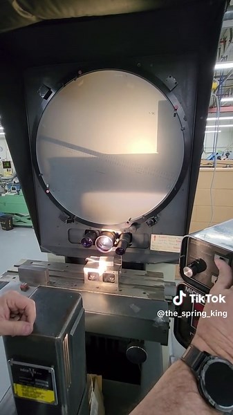 How my dad measures spring lengths and angles #springmanufacturer #manufacturing #manufacturingprocess