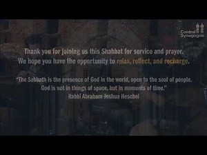 Friday Night Shabbat Service - August 2nd, 2024