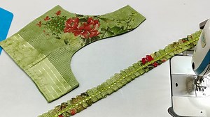 180K views · 6.3K reactions | Frill Blouse Design | Frill Blouse Back Neck Design Cutting and Stitching | Mandeep Designs | Facebook