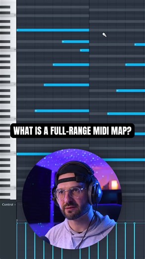 A full-range MIDI map basically lays out an entire chord progression across the whole piano roll — from the lowest bass notes all the way up to the high melody notes. When you build your chords and melodies inside the map, everything already fits together. It doesn’t matter if you’ve been making beats for 2 months or 10 years — seeing harmony visually like this makes writing melodies way easier, and way more musical. I’ve been using this system every day because it keeps me locked into a vibe an