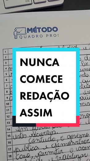 Como Começar uma Redação Enem: Dicas do Profinho