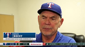 Bruce Bochy addresses the move to send Dane Dunning to the 15-Day IL. Texas Rangers | #StraightUpTX | @BallySports 📺 | FanDuel Sports Network Southwest