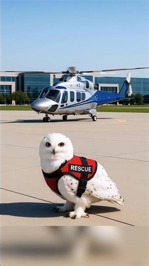 Owl Saves Everyone from a Helicopter Explosion 🦉🚁